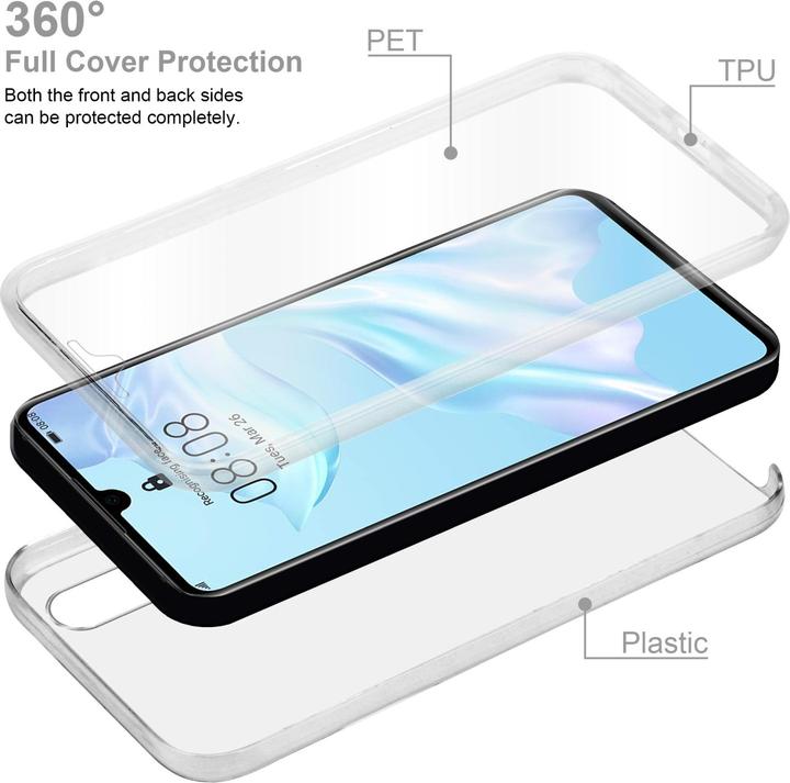 Actual product image Cadorabo TPU Hull 360 Degree Case (Huawei P30)