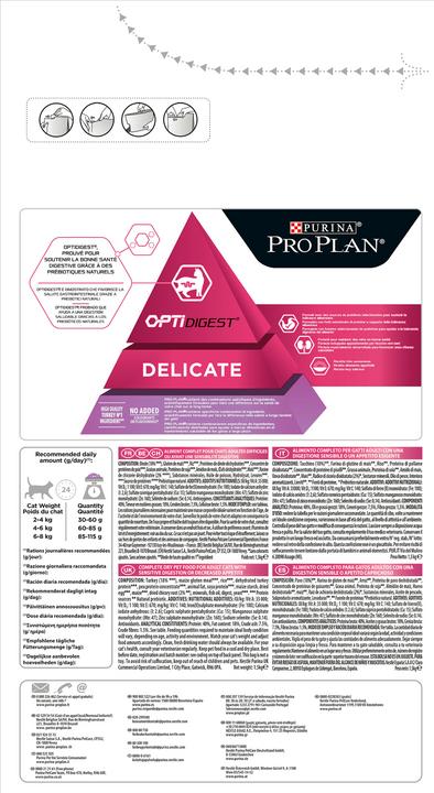 Immagine prodotto Pro Plan Gatto Delicato Tacchino (Adulto, 1 pz., 1500 g)