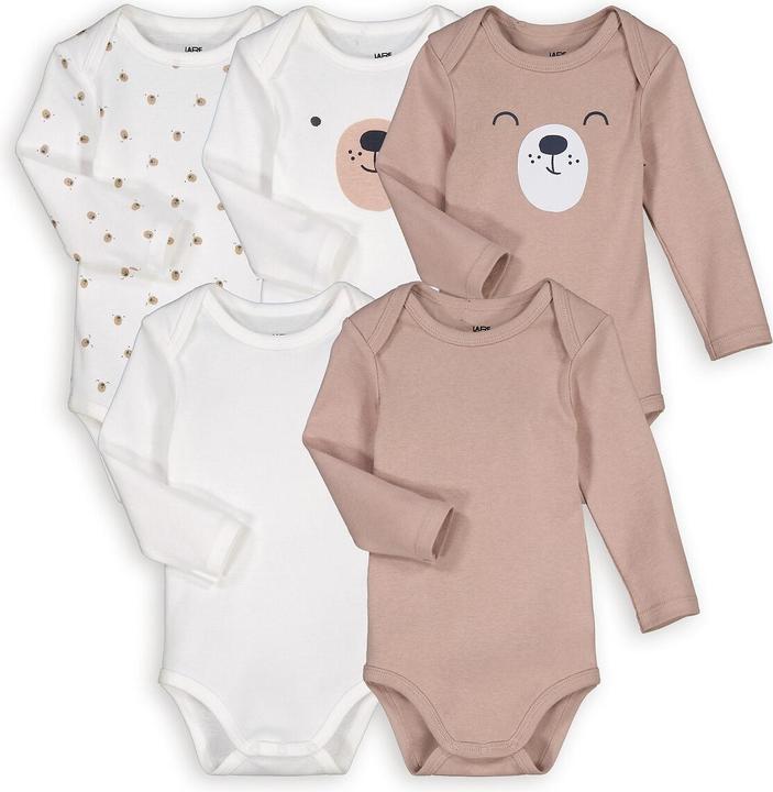 La Redoute Collections 5er-Pack Bodys mit langen Ärmeln