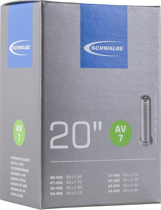 Actual product image Schwalbe Av7 (Schrader (AV), 20", 40 mm)