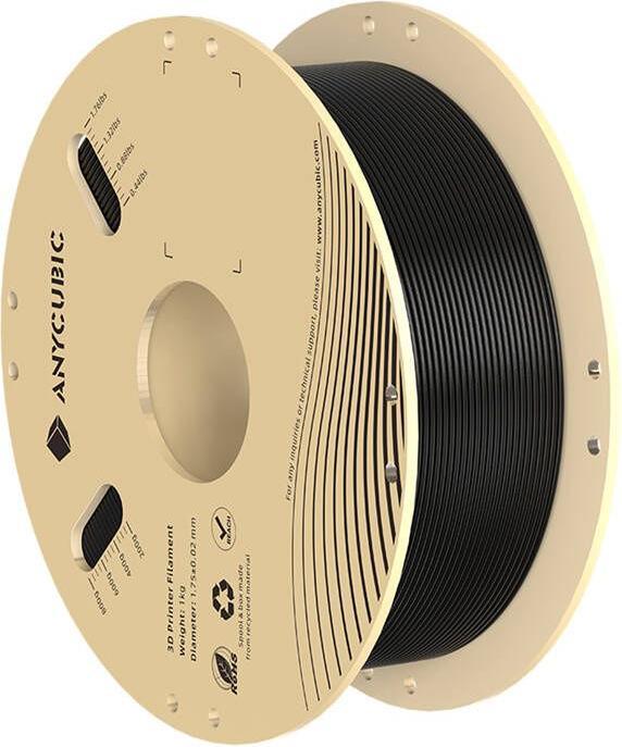 Anycubic PLA 1 KG Filament (Black) (PLA, 1.75 mm, 1000 g, Black)