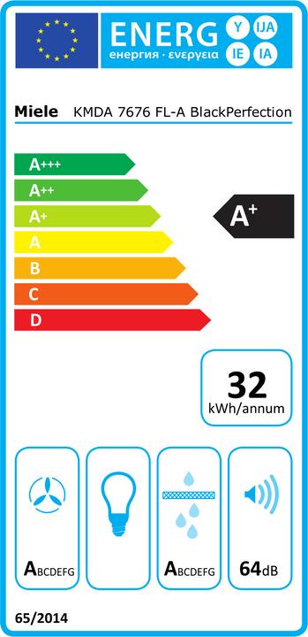 Energy Label Miele KMDA 7676 FL-A BlackPerfection