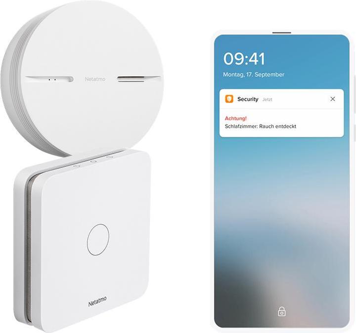 Netatmo Smarter Rauchmelder + Kohlenmonoxidmelder