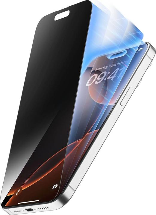 Immagine prodotto Cellularline Eclissi di vetro top secret (1 Pezzo/i, Apple iPhone 16 Pro)