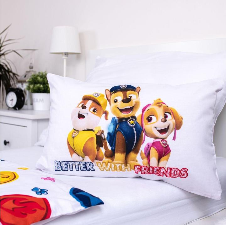 Actual product image Jerry Kinderbettwäsche Paw Patrol PP498 100 x 135 cm + 40 x 60 cm