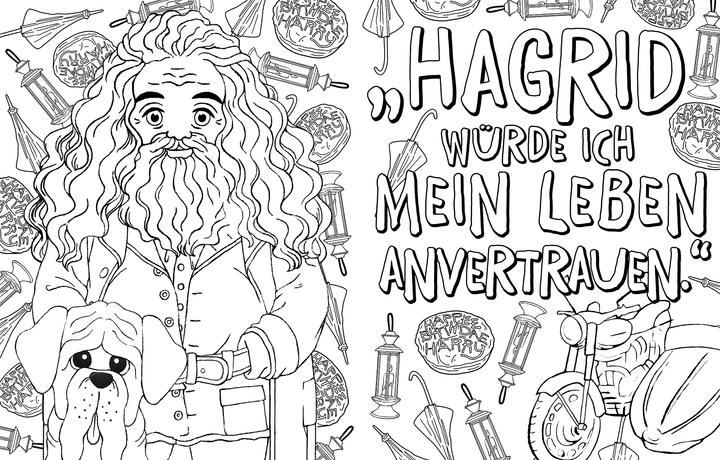 Actual product image Panini Harry Potter Magical Colouring Book