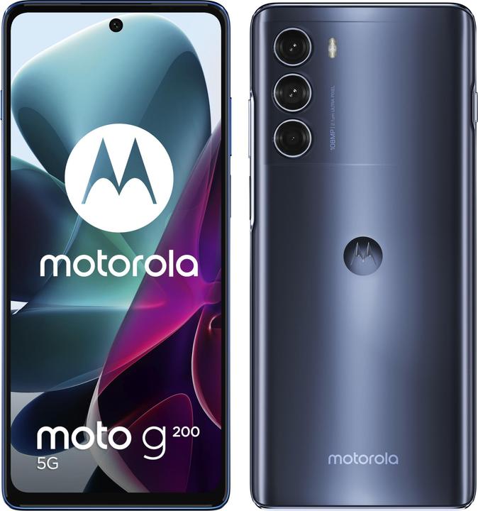 Produktbild Motorola Moto G200 5G (128 GB, Stellarblau, 6.80", Dual SIM, 108 Mpx, 5G)
