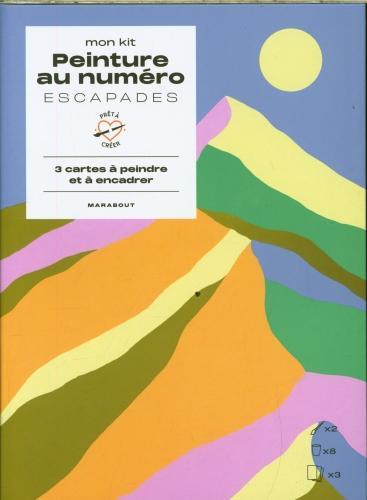 Image du produit Mon kit peinture au numéro : escapades (Français, Collectif)