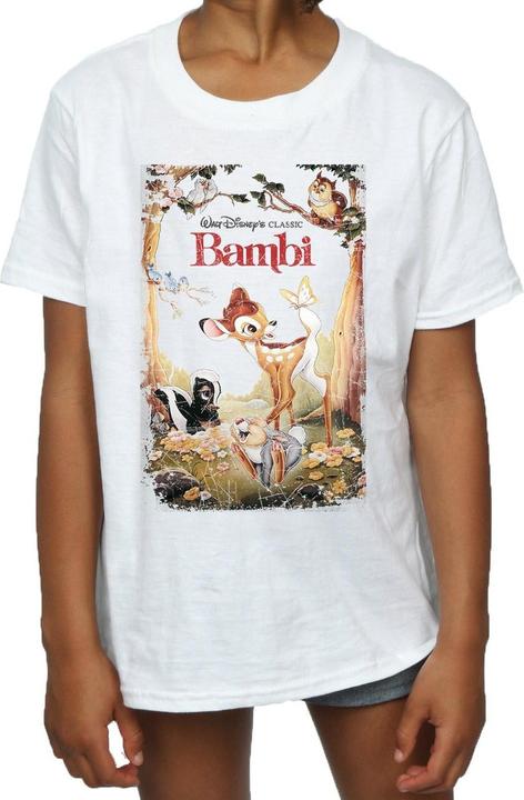 Produktbild Disney Bambi Retro Poster TShirt Mädchen (152, 158)