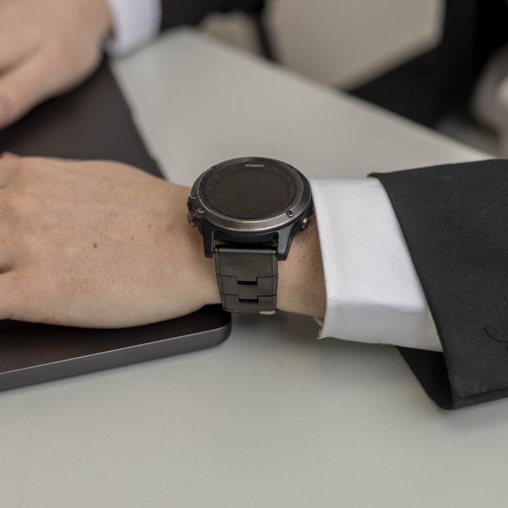 Produktbild Strap-it Titanarmband (Titan, 6x, fenix 5X)