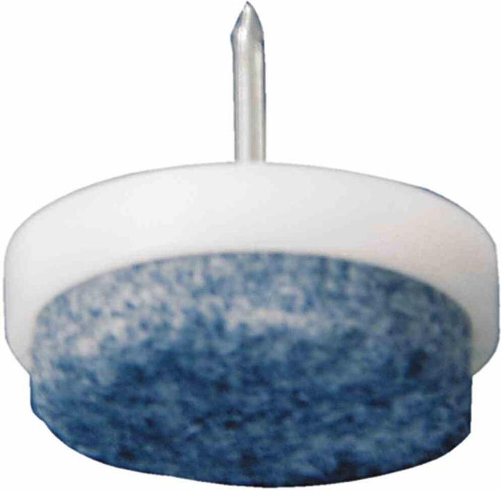 Actual product image HSI SB felt glides 25mm white Content: 4 pieces (Felt gliders, 4 Piece)