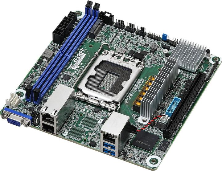 AsRock Carte mère EC266D2I mini-ITX Socket 1700 DDR5-only Single (LGA 1700, Intel C266, Mini-ITX)