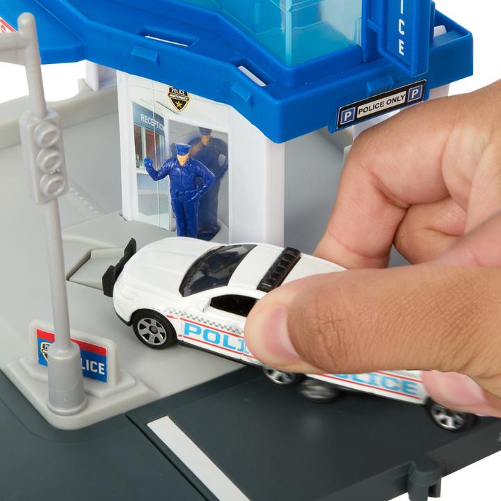 Actual product image Matchbox Action Drivers Police Patrol Station