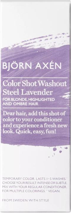 Actual product image Björn Axen Color Shot Washout Steel Lavender (Steel Lavender)