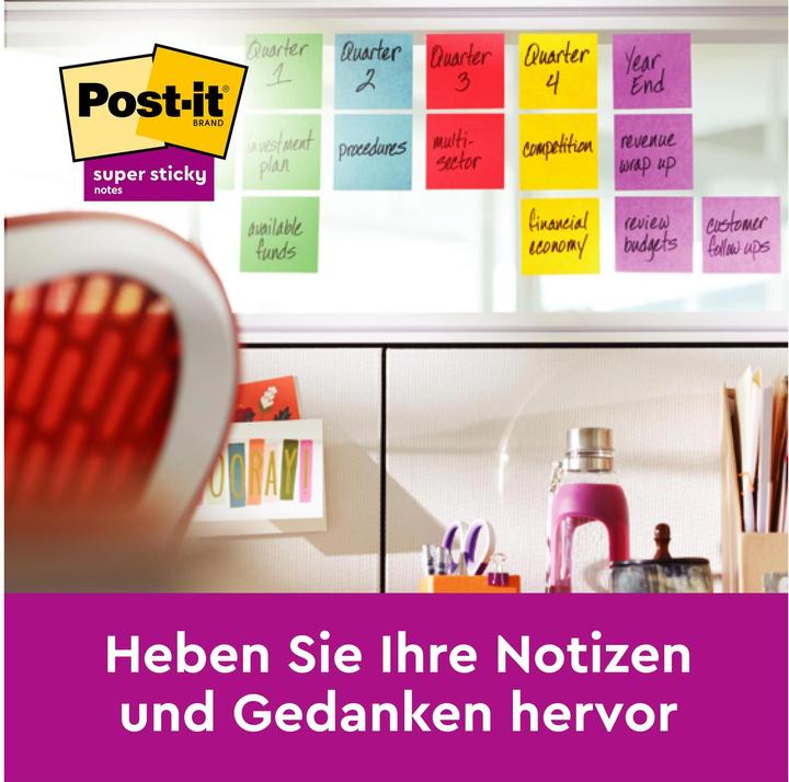 Produktbild Post-it Super Sticky Z-Notes 20 + 4 (8 x 8 x 25 cm)