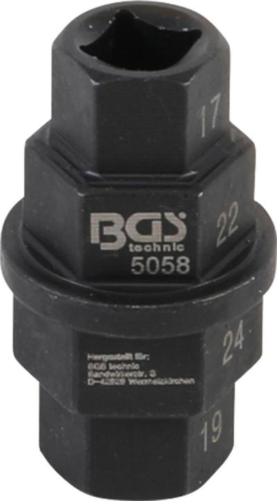 Produktbild BGS Motorrad-Spezial-Einsatz Antrieb 10 mm (3/8") 17 - 19 - 22 - 24 mm