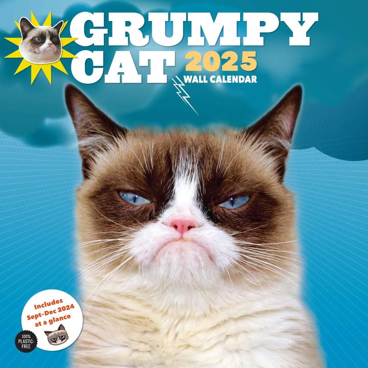 Image du produit Abrams & Chronicle Grumpy Cat 2025 (30,5 x 30,5 cm, Anglais)