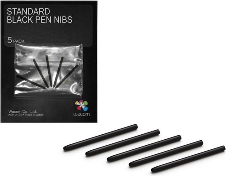Image du produit Wacom Plume noire standard (paquet de 5)
