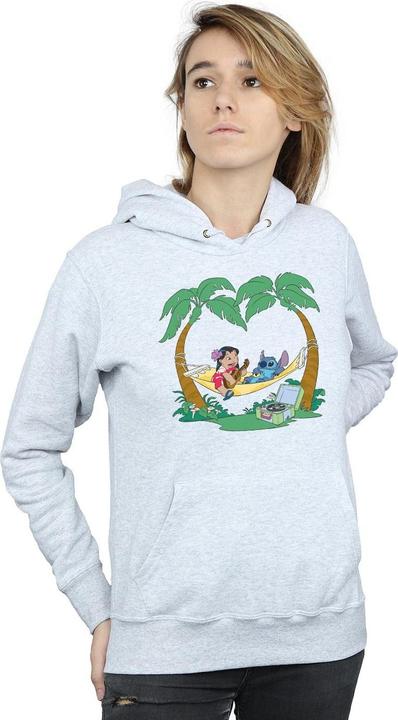 Actual product image Disney Womens/Ladies Lilo And Stitch Play Some Music Hoodie (L)