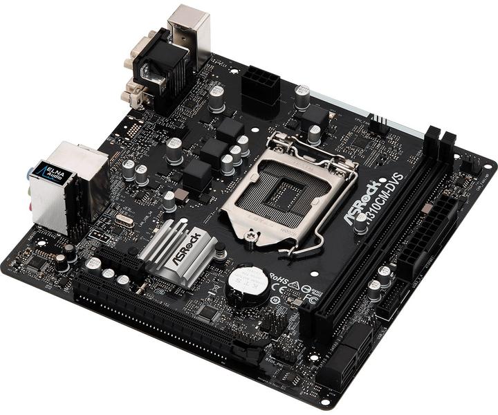 Image du produit AsRock H310CM-DVS (LGA 1151, Intel H310, mATX)