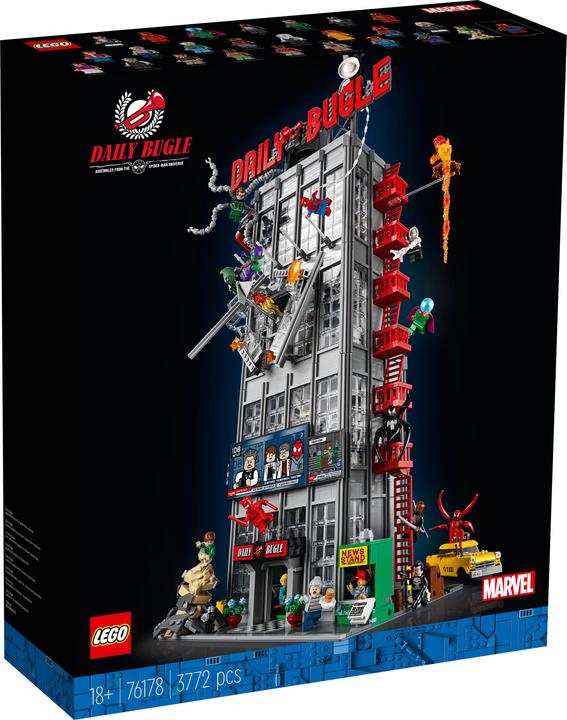 Immagine prodotto LEGO Daily Bugle (76178, LEGO Marvel, Set LEGO rari)