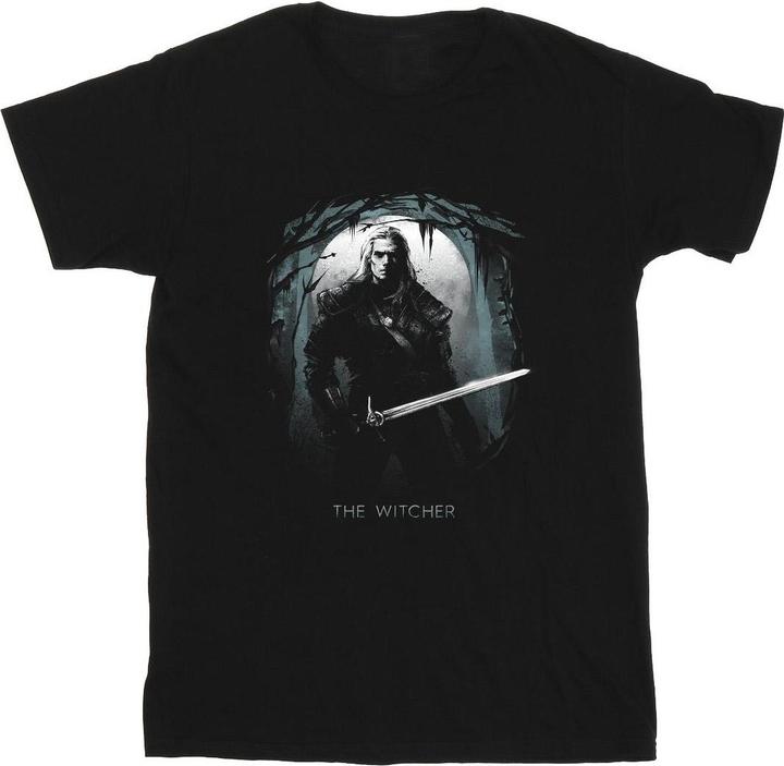 Image du produit Netflix - T-shirt THE WITCHER GERALT OF THE NIGHT - Homme (M)