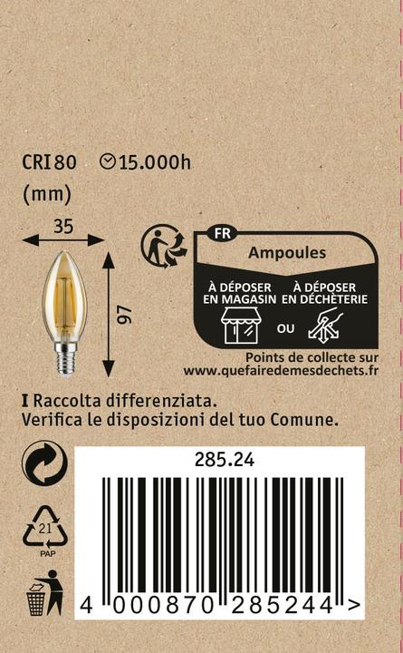 Immagine prodotto Paulmann Candela Vintage (E14, 2 W, 160 lm, 1 x)