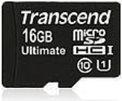 Produktbild Transcend microSDHC Ultimate 600x mit Adapter (16 GB, microSDHC, U1, UHS-I)