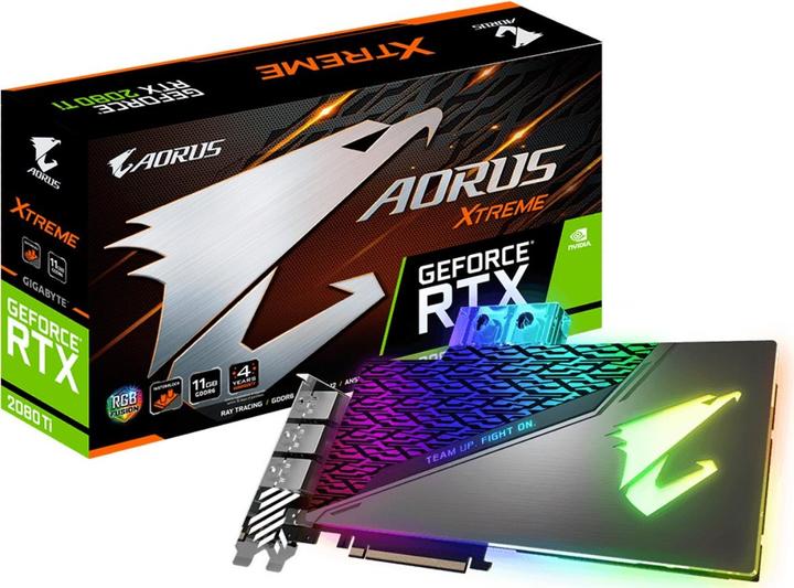 Produktbild Gigabyte Aorus GeForce RTX 2080 Ti Xtreme Waterforce WB (11 GB)