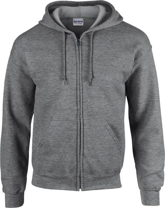 Gildan Hoodie mit durchgehendem Reissverschluss