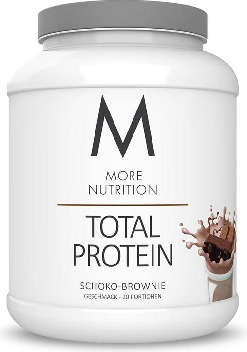 Immagine prodotto More Nutrition Proteine totali (lattina da 600 g) (Brownie al cioccolato, 1 pz., 600 g)