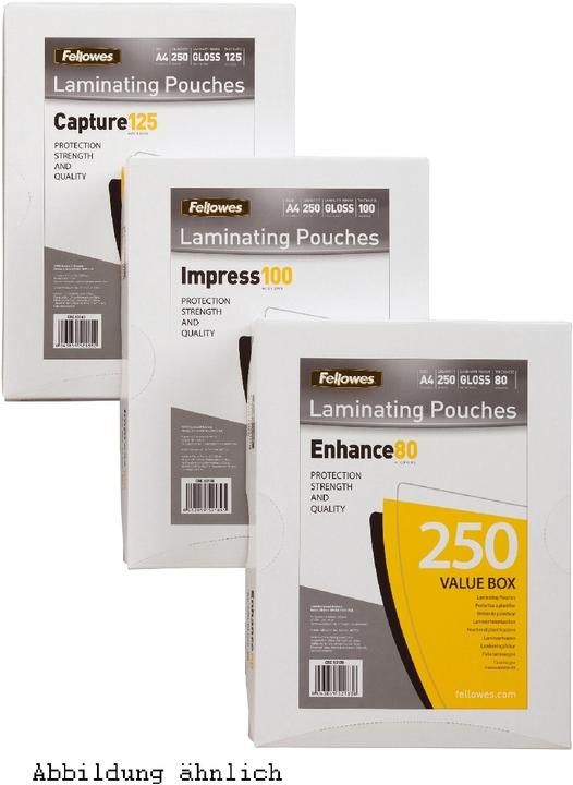 Immagine prodotto Fellowes Catturare 125 (A4, 250 Pezzo/i, 125 µm)