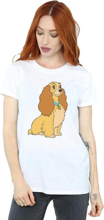 Immagine prodotto Disney Lady And The Tramp Lady Spaghetti Heart Maglietta Ampia Donna (4XL)