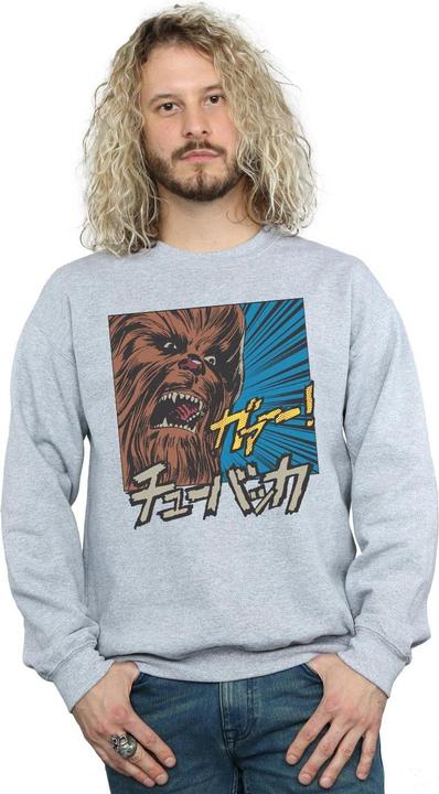 Actual product image Star Wars Mens Chewbacca Roar Pop Art Sweatshirt (XL)