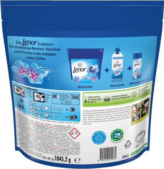 Actual product image Lenor April Fresh (104 Washing cycles, Gel)