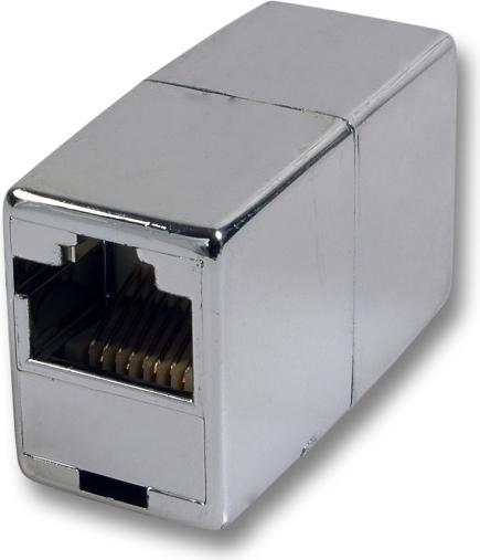 Actual product image EFB Elektronik Modular adapter UTP, metal color (Network coupling)