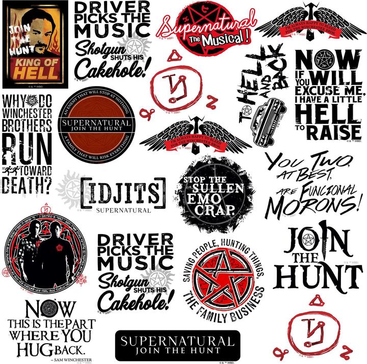 Image du produit Supernatural - Autocollants DELUXE