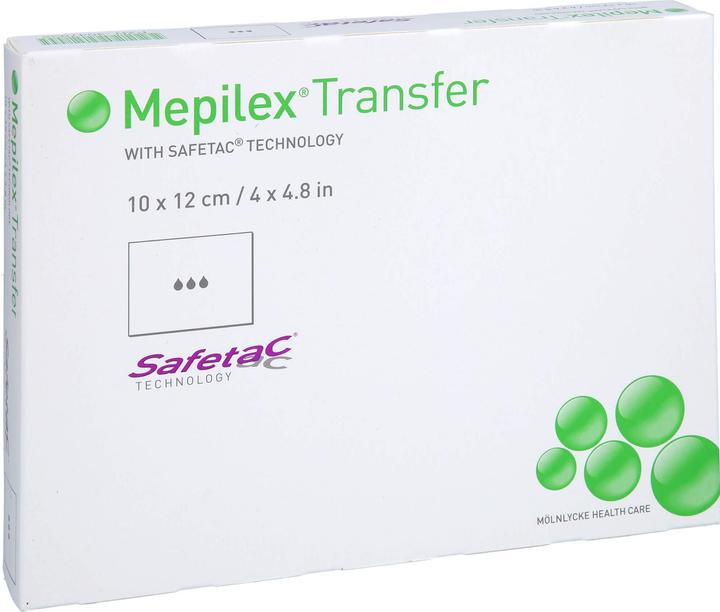 Produktbild Mepilex Transfer Safetac Wundauflage 10x12cm Silikon (5 x)