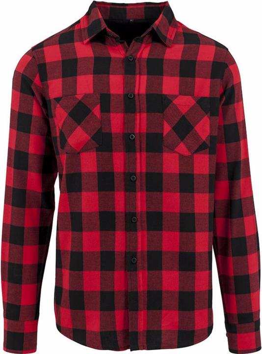 Actual product image Build Your Brand Check flannel shirt (XXL)