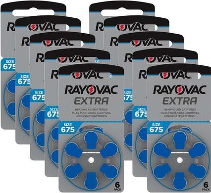 Produktbild Rayovac Extra 675 Hörgerätebatterien (60 Stk., 675, 640 mAh)