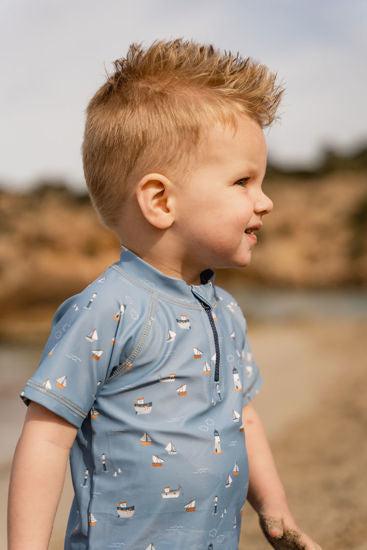 Produktbild Little Dutch Badeanzug kurzärmlig Sailors Bay Dark Blue - 86/92 (86)