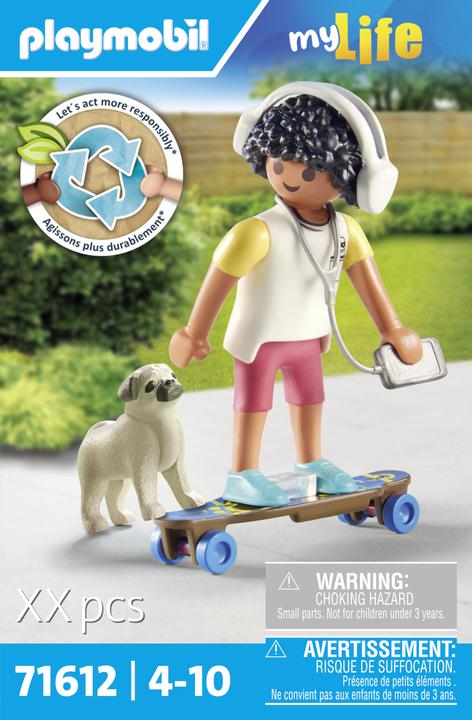 Produktbild Playmobil Junge mit Hund (71612, Playmobil My Life)
