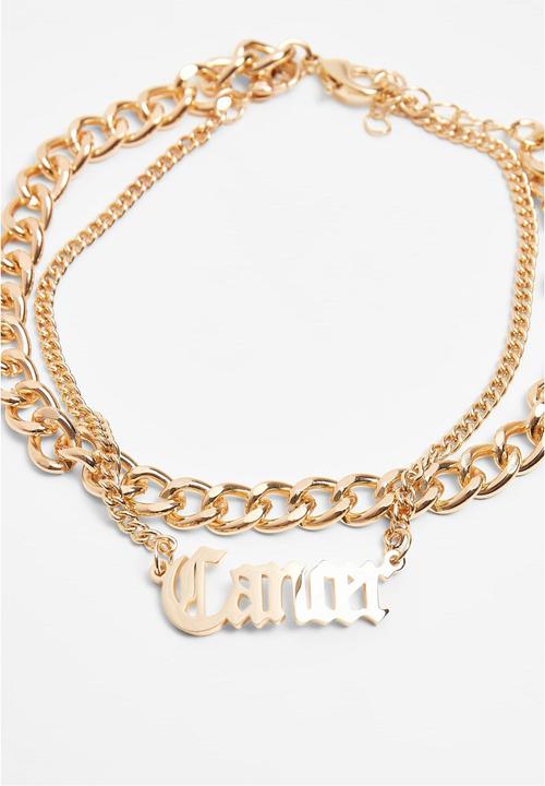 Image du produit Urban Classics Zodiac Golden Anklet - 17154 (80% Fer, 20% d'acier inoxydable)
