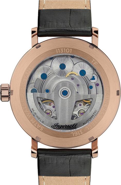 Actual product image Ingersoll 1892 Ingersoll I13101 The Tennessee Automatic 46mm 5ATM (Analogue wristwatch, 45.50 mm)