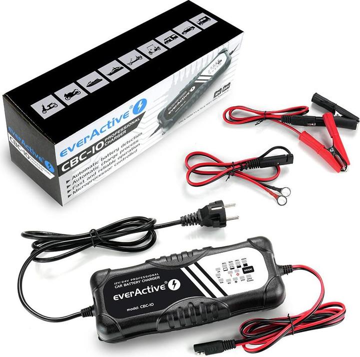 Immagine prodotto Everactive Raddrizzatore per batterie CBC-10 (12V, 24V, 10 A)