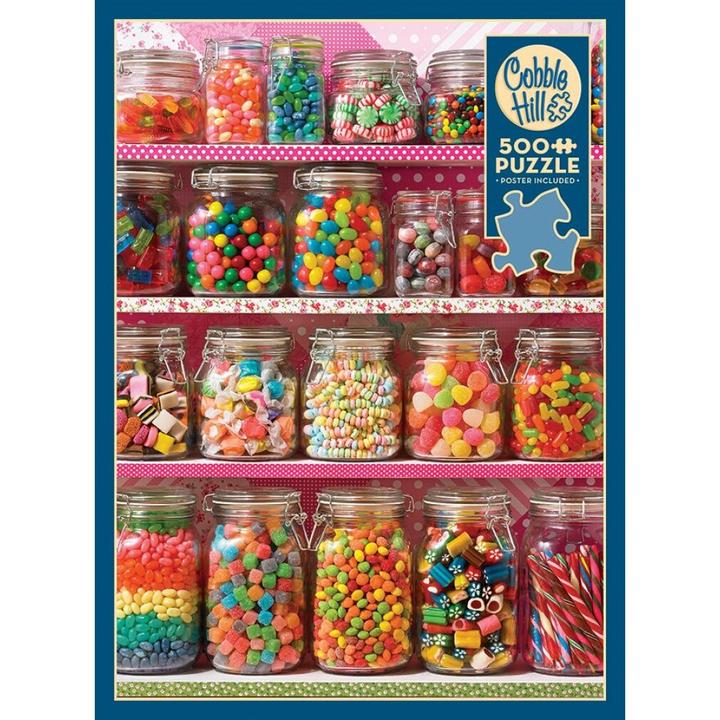 Productafbeelding Cobble Hill Snoepplank 500 stuks (500 onderdelen)