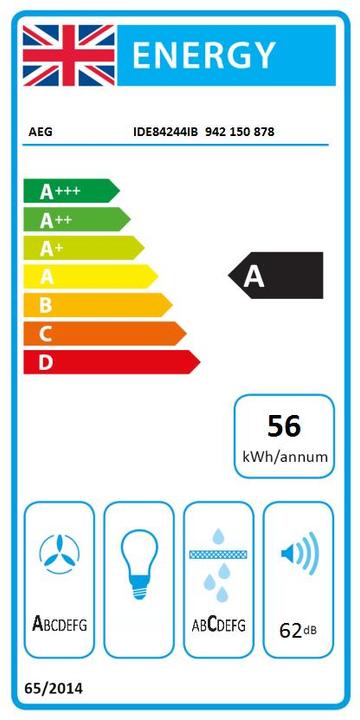 Image du produit AEG IDE84244IB inductie kookplaat met afzuiging