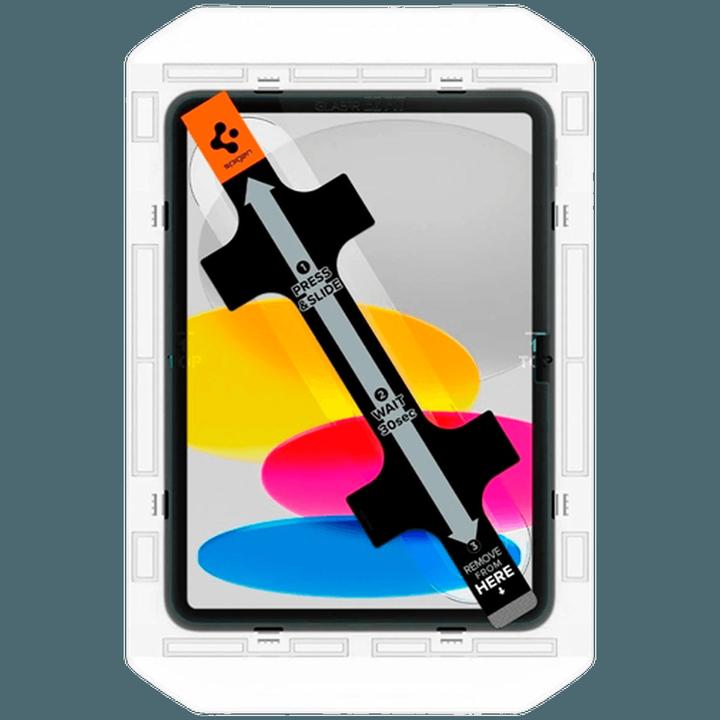 Produktbild Spigen Glas.TR iPad 10.9 2022 "EZ FIT" szkło hartowane z ramką AGL05554 (1 Stück, iPad 2022 (10. Gen))