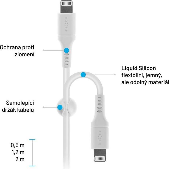 Produktbild Fixed Liquid-Silicone-Kabel USB-C/Lightning