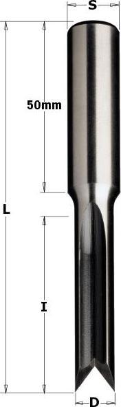 Produktbild CMT 103.070.30 Fischbackenbohrer 7mm, Schaft 16 x 50mm (7 Millimeter)